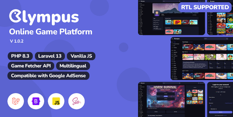 Olympus - Online Game Platform